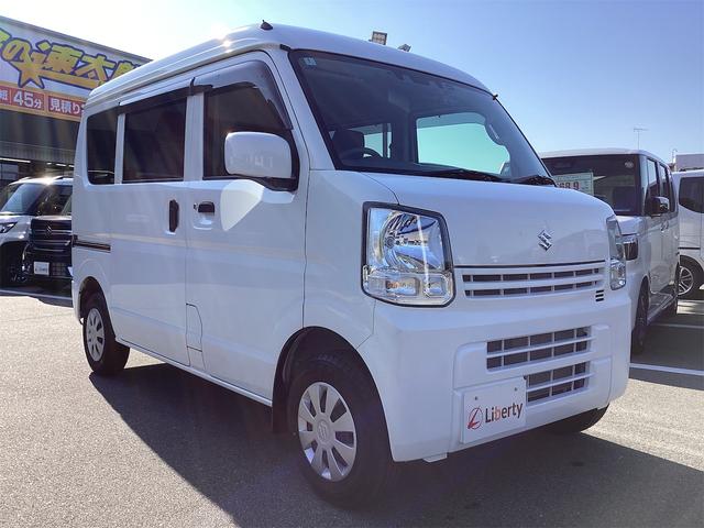 エブリイ PC AT 衝突被害軽減システム クリアランスソナー レーンアシスト ETC ナビ バックカメラ 両側スライドドア アイドリングストップ 電動格納ミラー オートライト ESC(16枚目)