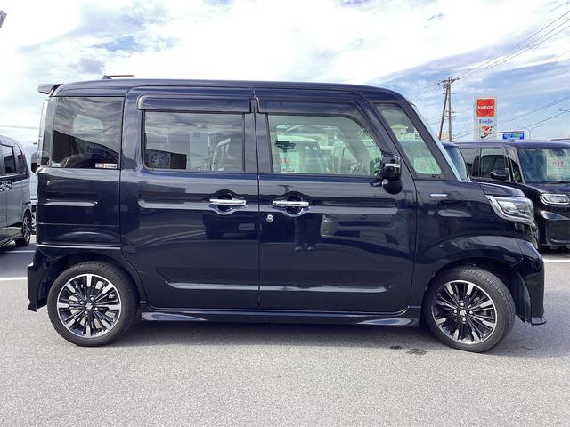 スペーシアカスタム ハイブリッドXS ETC バックカメラ 両側電動スライドドア クリアランスソナー レーンアシスト 衝突被害軽減システム オートライト スマートキー アイドリングストップ シートヒーター ベンチシート(6枚目)