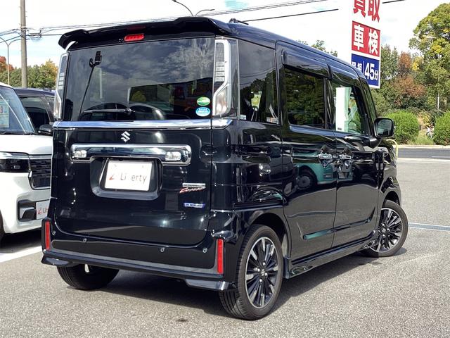 スペーシアカスタム ハイブリッドXS ETC バックカメラ 両側電動スライドドア クリアランスソナー レーンアシスト 衝突被害軽減システム オートライト スマートキー アイドリングストップ シートヒーター ベンチシート(8枚目)