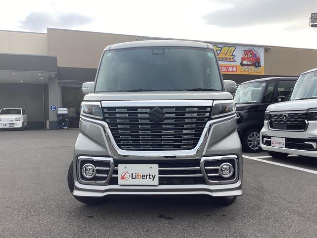 スペーシアカスタム ハイブリッドＸＳターボ　ＥＴＣ　両側電動スライドドア　ナビ　ＴＶ　クリアランスソナー　オートクルーズコントロール　レーンアシスト　衝突被害軽減システム　オートライト　スマートキー　アイドリングストップ　電動格納ミラー（15枚目）