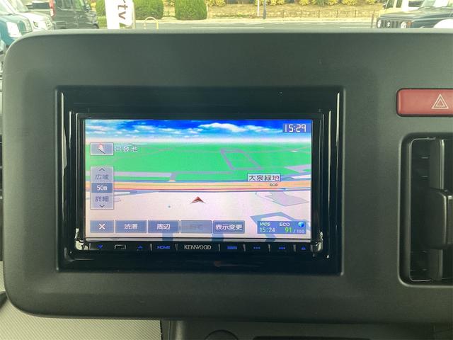 スペーシア ハイブリッドＧ　バックカメラ　両側スライドドア　ナビ　ＴＶ　クリアランスソナー　オートライト　スマートキー　アイドリングストップ　電動格納ミラー　ベンチシート　ＣＶＴ　ＥＳＣ　ＣＤ　ＵＳＢ　エアコン（7枚目）