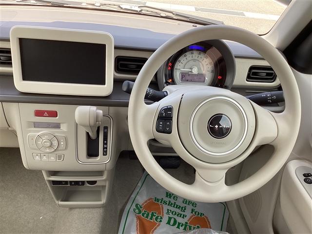 アルトラパン L クリアランスソナー 衝突被害軽減システム オートライト LEDヘッドランプ スマートキー アイドリングストップ 電動格納ミラー シートヒーター ベンチシート CVT 盗難防止システム ABS ESC(6枚目)