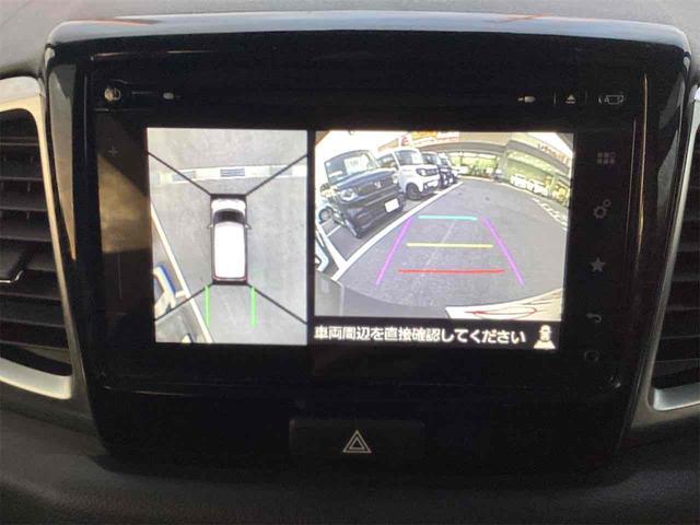 スペーシアカスタム ＸＳ　全周囲カメラ　両側電動スライドドア　ナビ　ＴＶ　レーンアシスト　衝突被害軽減システム　オートライト　スマートキー　アイドリングストップ　電動格納ミラー　ベンチシート　ＣＶＴ　ＥＳＣ（9枚目）