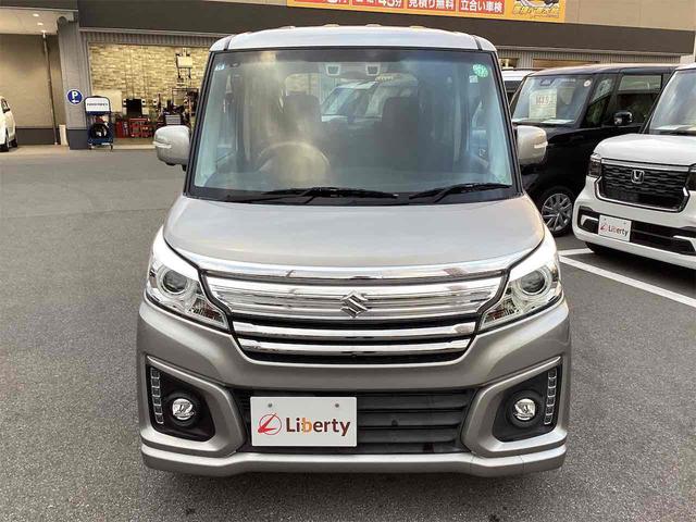 スペーシアカスタム ＸＳ　全周囲カメラ　両側電動スライドドア　ナビ　ＴＶ　レーンアシスト　衝突被害軽減システム　オートライト　スマートキー　アイドリングストップ　電動格納ミラー　ベンチシート　ＣＶＴ　ＥＳＣ（17枚目）