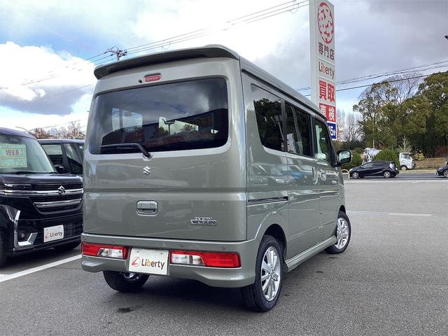 エブリイワゴン ＰＺターボスペシャル　両側電動スライドドア　クリアランスソナー　レーンアシスト　衝突被害軽減システム　オートライト　スマートキー　アイドリングストップ　電動格納ミラー　シートヒーター　純正アルミホイール　フォグライト（9枚目）