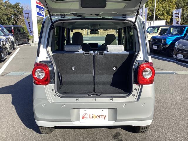 ムーヴキャンバス ストライプスＧ　バックカメラ　両側電動スライドドア　クリアランスソナー　衝突被害軽減システム　オートライト　スマートキー　アイドリングストップ　電動格納ミラー　シートヒーター　ベンチシート　ＣＶＴ　ＡＢＳ　ＥＳＣ（11枚目）