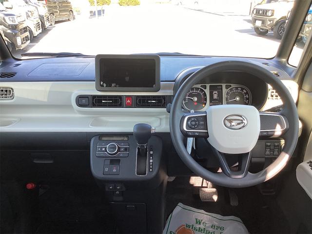 ムーヴキャンバス ストライプスＧ　バックカメラ　両側電動スライドドア　クリアランスソナー　衝突被害軽減システム　オートライト　スマートキー　アイドリングストップ　電動格納ミラー　シートヒーター　ベンチシート　ＣＶＴ　ＡＢＳ　ＥＳＣ（19枚目）