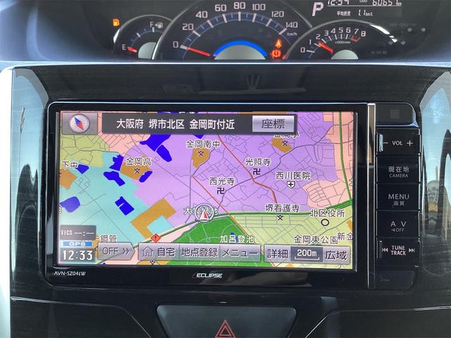 タント カスタムＲＳ　トップエディションＳＡ　ＥＴＣ　バックカメラ　両側電動スライドドア　ナビ　ＴＶ　衝突被害軽減システム　スマートキー　アイドリングストップ　電動格納ミラー　ベンチシート　ターボ　ＣＶＴ　ＡＢＳ　ＥＳＣ（7枚目）