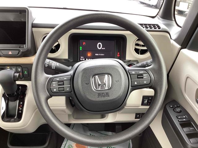 Ｎ－ＢＯＸ ベースグレード　バックカメラ　両側スライド・片側電動　クリアランスソナー　オートクルーズコントロール　レーンアシスト　オートライト　スマートキー　アイドリングストップ　電動格納ミラー　シートヒーター　ベンチシート（39枚目）