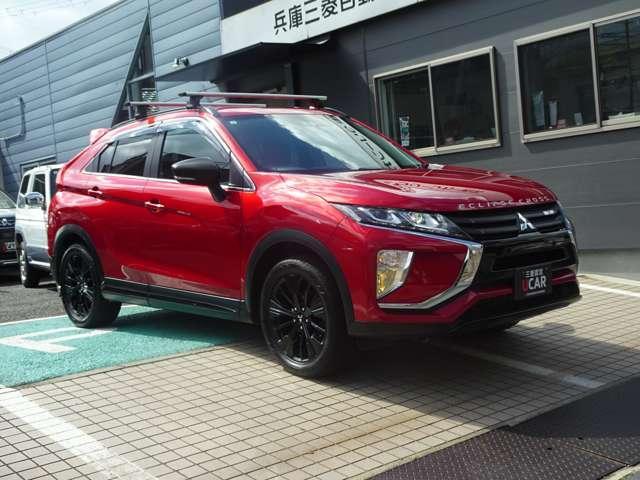 エクリプスクロス ブラックエディション　メモリーナビ　リヤビューカメラ　ドラレコ　　ＥＴＣ　後側方車両検知システム　運転席助手席シートヒーター　スマートキー　ベースキャリア　レーダークルーズコントロール　ＵＳＢポート（7枚目）
