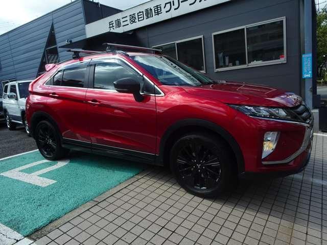 エクリプスクロス ブラックエディション　メモリーナビ　リヤビューカメラ　ドラレコ　　ＥＴＣ　後側方車両検知システム　運転席助手席シートヒーター　スマートキー　ベースキャリア　レーダークルーズコントロール　ＵＳＢポート（8枚目）
