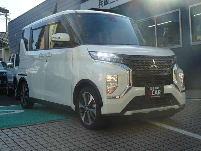 ｅＫクロススペース Ｇ　プレミアム　メモリーナビ　マルチアラウンドモニタ　ＥＴＣ　ドライブレコーダー　両側電動スライドドア　リヤサーキュレーター　衝突被害軽減ブレーキ　スマートキー　マイパイロット　ターボ無し　２ＷＤ（7枚目）