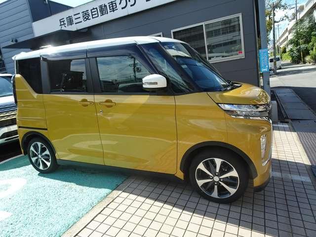 ｅＫクロススペース Ｇ　プラスエディション　ケンウッド製メモリーナビ　ＥＴＣ　ドラレコ　マルチアラウンドモニター　両側電動スライドドア　リヤサーキュレーター　スマートキー　ロールサンシェード　ツートンカラー　レンタカーアップ（9枚目）