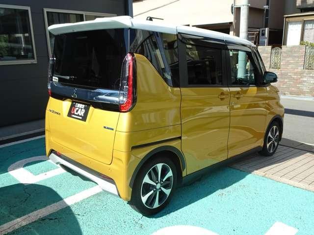 ｅＫクロススペース Ｇ　プラスエディション　ケンウッド製メモリーナビ　ＥＴＣ　ドラレコ　マルチアラウンドモニター　両側電動スライドドア　リヤサーキュレーター　スマートキー　ロールサンシェード　ツートンカラー　レンタカーアップ（10枚目）