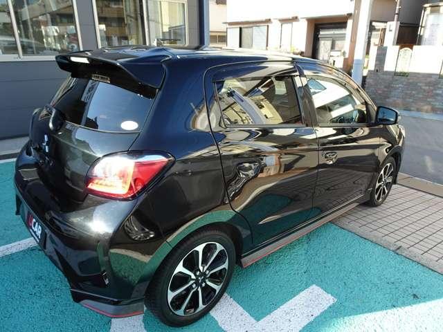 ミラージュ １．２Ｇ　メモリーナビ　前後ドライブレコーダー　ＥＴＣ　スポーティーパッケージ　衝突被害軽減ブレーキ　リヤビューカメラ　スマートキー　フルセグ対応（6枚目）