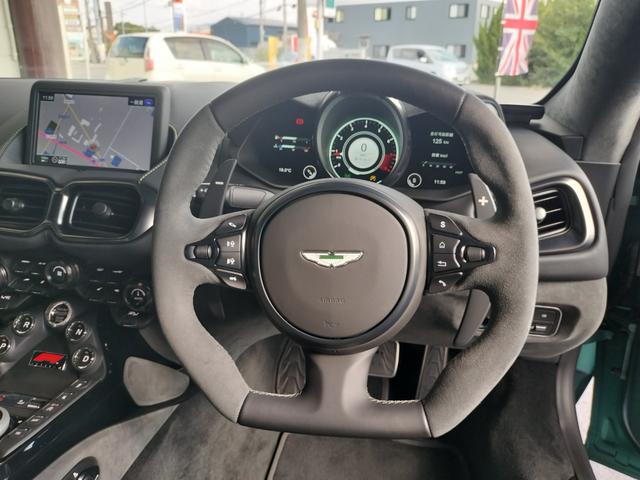 ヴァンテージ ベースグレード　Ｆ１　Ｅｄｉｔｉｏｎ／サテンカラー／２１ＡＷ／ライムキャリパー／レザー＆アルカンタラステアリング／シートヒーター／カーボンルーフ／カーボンミラー／ＢＳＭ／レーダー探知機／社外ドラレコ前後／ワンオーナー（32枚目）