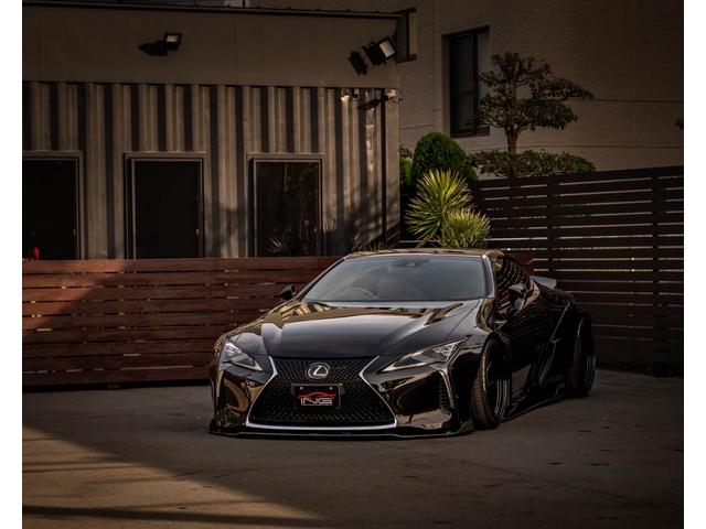 ＬＣ ＬＣ５００　Ｓパッケージ　ＬＢ－ＷＯＲＫＳボディキット／ＲＯＨＡＮＡ２０ｉｎｃｈアルミホイール／Ｆｉエキゾースト可変マフラー／ＡＣＣエアーサスペンション／構造変更取得済／カーボンリヤウイング／ＦＡＬＫＥＮタイヤ＆ホワイトレター（7枚目）