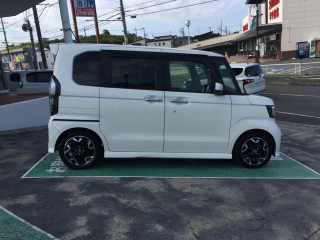 Ｎ－ＢＯＸカスタム Ｇ・Ｌターボホンダセンシング　ホンダセンシング　左ハンズフリースライド　前後ドライブレコーダー　純正８インチナビ　ＣＤ・ＤＶＤ再生機能　Ｂｌｕｅｔｏｏｔｈ機能　無限サイドミラー整備記録簿　フルセ　両側ＰＷスライドドア　ＡＨＢ　禁煙（40枚目）