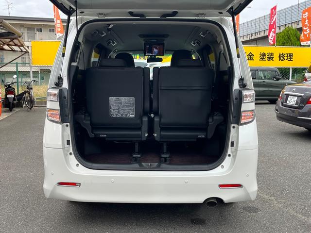 ヴェルファイア ２．４Ｚ　ゴールデンアイズ　両側電動スライド　フリップダウンモニター　デジタルインナーミラー　ナビ　ＴＶ　バックカメラ　ＥＴＣ　ドライブレコーダー　スマートキー　　コーナーセンサー（27枚目）