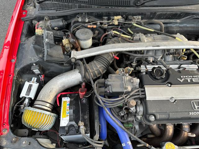 シビック ＳｉＲＩＩ　ヘッドＯ／Ｈ　ＳＰＯＯＮＥＣＵ　強化クラッチ　フル内装（32枚目）