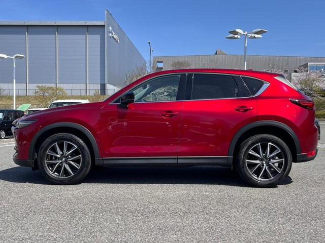 ＣＸ－５ ４ＷＤ　ＸＤ　Ｌパッケージ　保証書／純正　ＳＤナビ／フリップダウンモニター　社外　１０．１インチ／衝突安全装置／シートヒーター／３６０°ビューモニター／車線逸脱防止支援システム／シート　フルレザー　革シート　衝突被害軽減システム（2枚目）