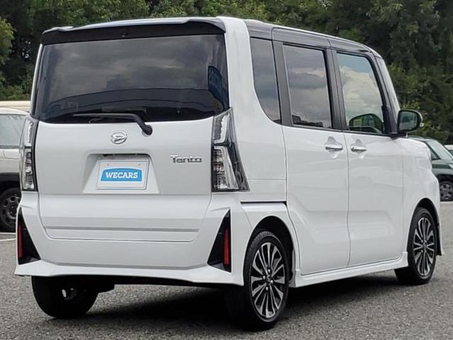 タント カスタムＲＳ　新品タイヤ／保証書／社外　ＳＤナビ／スマートアシスト（トヨタ・ダイハツ）／両側電動スライドドア／車線逸脱防止支援システム／シート　ハーフレザー／パーキングアシスト　バックガイド　衝突被害軽減システム（3枚目）