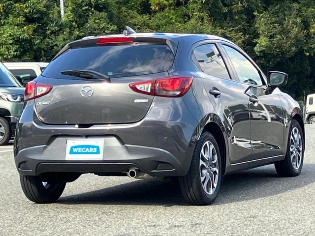 デミオ XDツーリングLパッケージ 新品タイヤ/保証書/純正 SDナビ/アイアクティブセンス(マツダ)/シートヒーター 前席/シート ハーフレザー/ヘッドランプ LED/USBジャック/Bluetooth接続/ETC/EBD付ABS(3枚目)