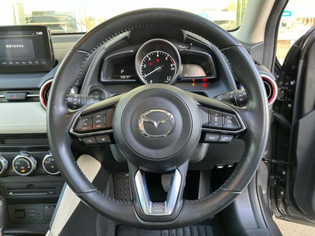 デミオ XDツーリングLパッケージ 新品タイヤ/保証書/純正 SDナビ/アイアクティブセンス(マツダ)/シートヒーター 前席/シート ハーフレザー/ヘッドランプ LED/USBジャック/Bluetooth接続/ETC/EBD付ABS(14枚目)