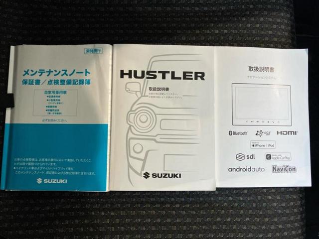 ハスラー ハイブリッドＸ　新品タイヤ／保証書／純正　９インチ　ＳＤナビ／デュアルカメラブレーキサポート（スズキ）／シートヒーター／全方位モニター用カメラ／車線逸脱防止支援システム／ドライブレコーダー　社外　全周囲カメラ　ＥＴＣ（36枚目）