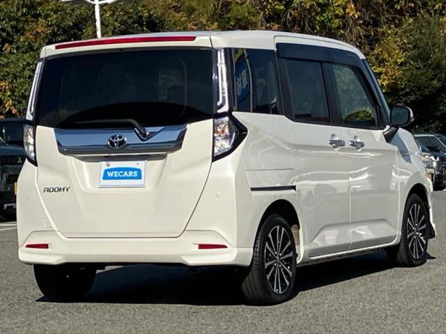 ルーミー カスタムG-T 保証書/純正 9インチ SDナビ/スマートアシスト(トヨタ・ダイハツ)/両側電動スライドドア/パノラミックビューモニター/車線逸脱防止支援システム/ヘッドランプ LED/Bluetooth接続 ETC(3枚目)