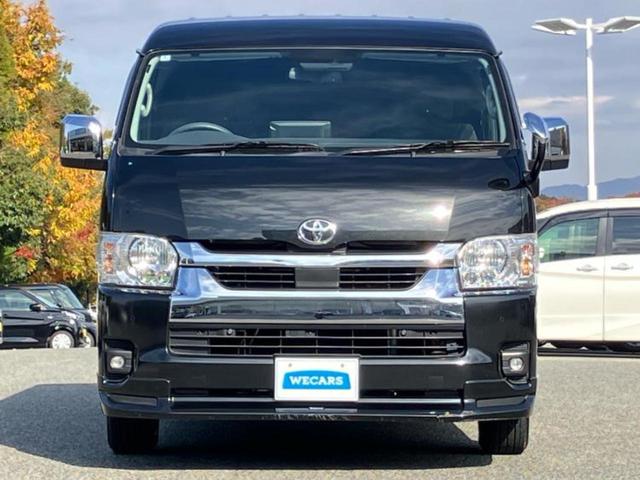 ハイエースワゴン ＧＬ　エアロ／社外　１１インチ　ＳＤナビ／電動スライドドア／ヘッドランプ　ＬＥＤ／Ｂｌｕｅｔｏｏｔｈ接続／ＥＴＣ／バックモニター／フルセグＴＶ／ＤＶＤ／エアバッグ　運転席／エアバッグ　助手席　フルエアロ（43枚目）