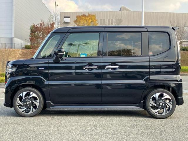 スペーシアカスタム ハイブリッドXS 保証書/セーフティサポート(スズキ)/両側電動スライドドア/シートヒーター 前席/車線逸脱防止支援システム/ヘッドランプ LED/EBD付ABS/横滑り防止装置/アイドリングストップ ワンオーナー(2枚目)