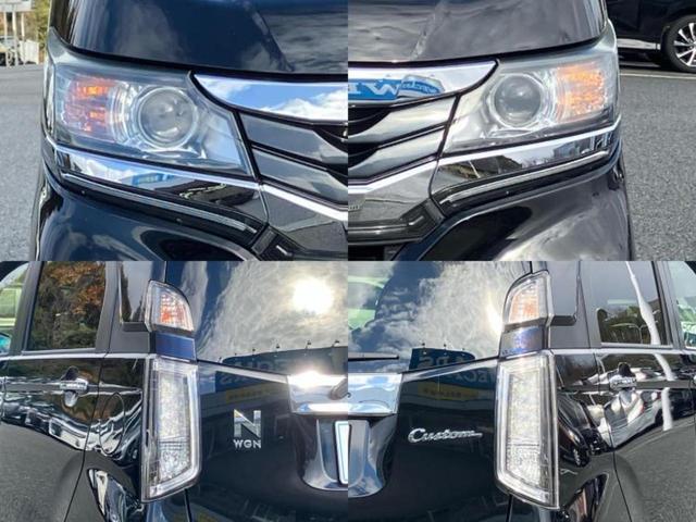 Ｎ－ＷＧＮカスタム ターボＳＳパッケージ２　新品タイヤ／保証書／純正　８インチ　ＳＤナビ／シティーブレーキアクティブシステム（ホンダ）／シートヒーター／シート　ハーフレザー／ヘッドランプ　ＨＩＤ／Ｂｌｕｅｔｏｏｔｈ接続／ＥＴＣ　ワンオーナー（55枚目）