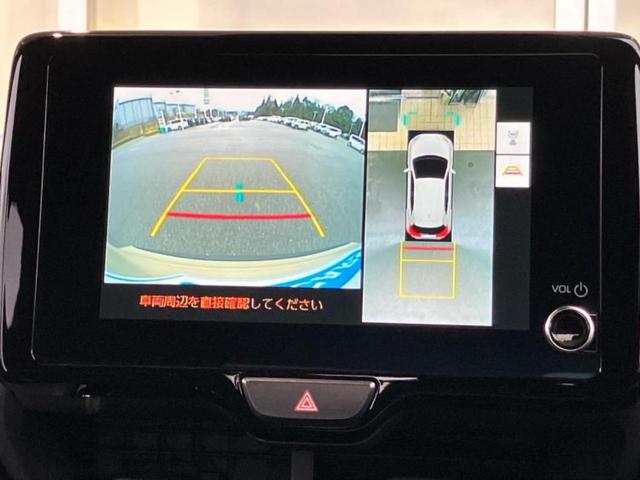 ヤリスクロス ハイブリッドＺ　保証書／ディスプレイオーディオ＋ナビ１０．５インチ／トヨタセーフティセンス／シートヒーター／パノラミックビューモニター／車線逸脱防止支援システム／シート　ハーフレザー／ヘッドランプ　ＬＥＤ（12枚目）