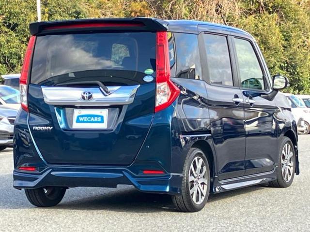 ルーミー カスタムＧ－Ｔ　モデリスタエアロ／純正　ＳＤナビ／衝突安全装置／両側電動スライドドア／シートヒーター　前席／車線逸脱防止支援システム／ヘッドランプ　ＬＥＤ／ＥＴＣ／横滑り防止装置／アイドリングストップ　フルエアロ（3枚目）