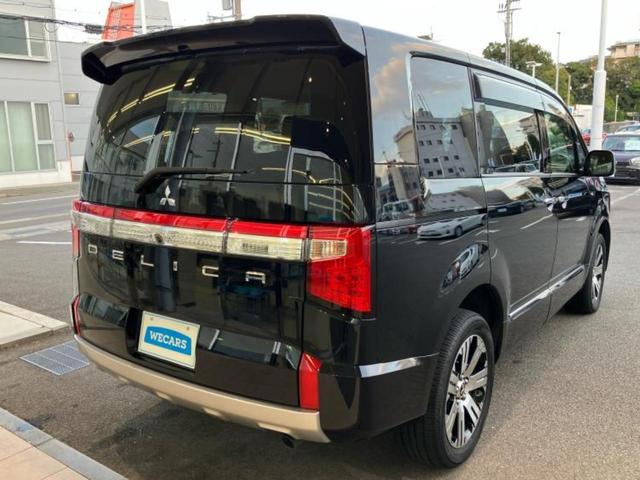 デリカＤ：５ ４ＷＤ　Ｐ　保証書／社外　１１インチ　ＳＤナビ／イーアシスト（ミツビシ）／両側電動スライドドア／シートヒーター　前席／マルチアラウンドモニター／車線逸脱防止支援システム／電動バックドア／ヘッドランプ　ＬＥＤ（3枚目）