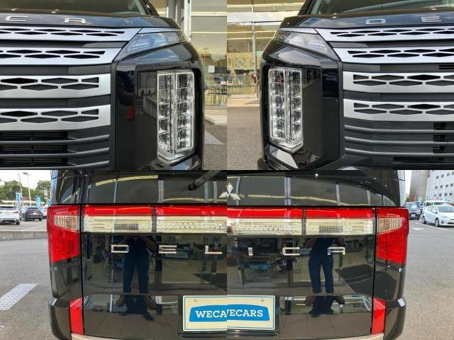 デリカＤ：５ ４ＷＤ　Ｐ　保証書／社外　１１インチ　ＳＤナビ／イーアシスト（ミツビシ）／両側電動スライドドア／シートヒーター　前席／マルチアラウンドモニター／車線逸脱防止支援システム／電動バックドア／ヘッドランプ　ＬＥＤ（58枚目）