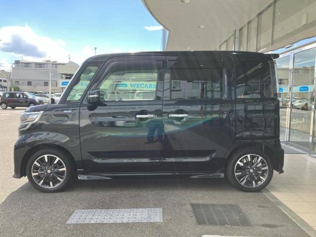 スペーシアカスタム ハイブリッドXS 保証書/社外 SDナビ/セーフティサポート(スズキ)/両側電動スライドドア/シートヒーター 運転席/シート ハーフレザー/ヘッドランプ LED/Bluetooth接続/ETC/EBD付ABS(2枚目)