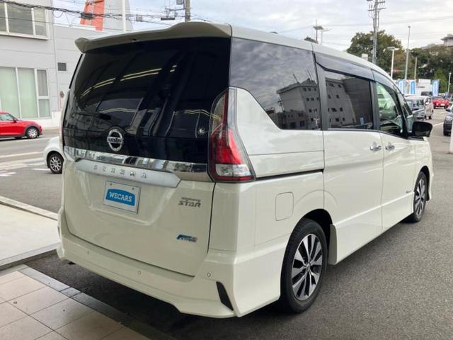 セレナ ハイウェイスターＶセレクション　新品タイヤ／純正　９インチ　メモリーナビ／フリップダウンモニター　純正　１１インチ／エマージェンシーブレーキ／両側電動スライドドア／アラウンドビューモニター／車線逸脱防止支援システム　全周囲カメラ（3枚目）