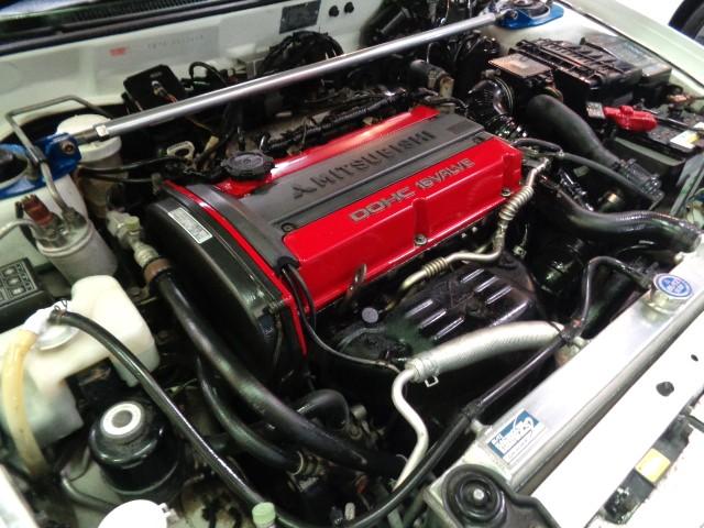 ランサー ＧＳＲエボリューションＩＶ　スコーティアホワイトカラーＧＳＲＥＶＯフルエアロ４Ｇ６３ターボエンジン５ＭＴ４ＷＤアルミラジエターＣＵＳＣＯタワーバーリアボディバーＯＺアルミ大型ＦＯＧレカロシートＭＯＭＯステアリングＴベルト交換済（38枚目）