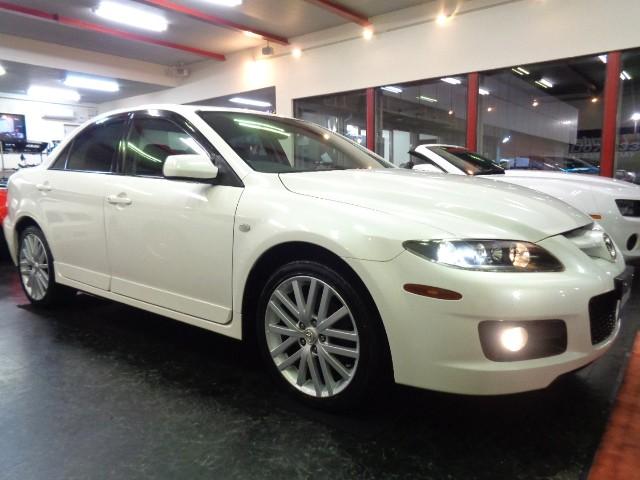 マツダスピードアテンザ ベースグレード スノーフレークホワイトパールカラーMAZDASPEED専用エアロMZR2.3DISIターボエンジン6MTミッション専用2本出しマフラートルクスプリット4WD18インチアルミHIDライトスマートキー(8枚目)