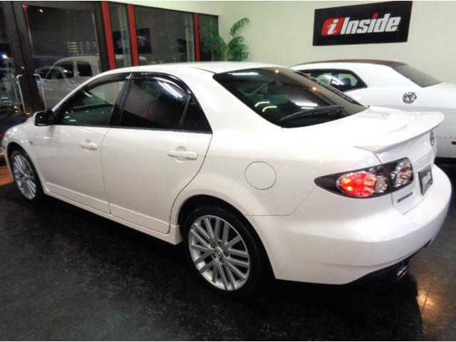 マツダスピードアテンザ ベースグレード スノーフレークホワイトパールカラーMAZDASPEED専用エアロMZR2.3DISIターボエンジン6MTミッション専用2本出しマフラートルクスプリット4WD18インチアルミHIDライトスマートキー(21枚目)