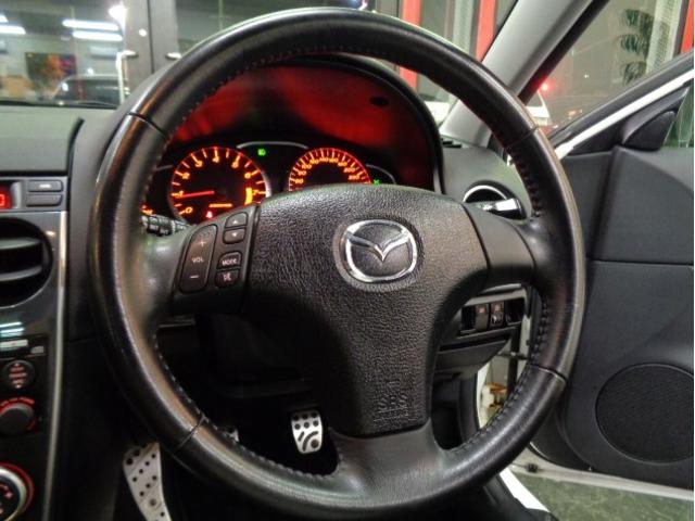 マツダスピードアテンザ ベースグレード スノーフレークホワイトパールカラーMAZDASPEED専用エアロMZR2.3DISIターボエンジン6MTミッション専用2本出しマフラートルクスプリット4WD18インチアルミHIDライトスマートキー(28枚目)