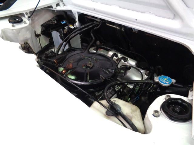 ＭＲ２ Ｓ　スーパーホワイトカラーフルエアロノーマルルーフ３Ａ－ＬＵミッドシップエンジン純正５ＭＴミッション専用２本出しマフラーレカロシートＷＯＲＫアルミＲスポイラールーフスポイラー七宝焼エンブレムＴベルト交換済（38枚目）