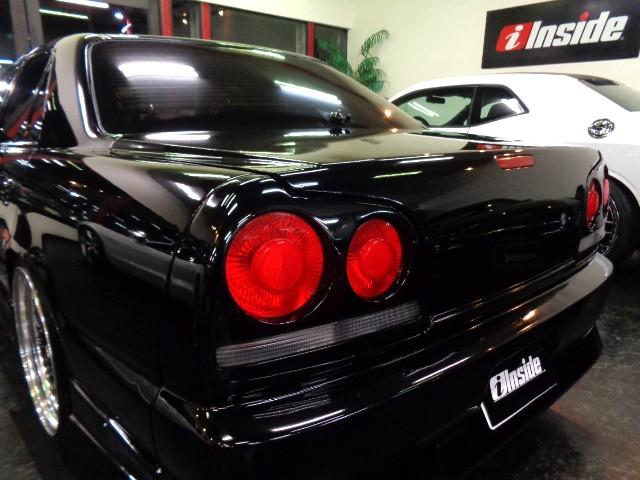 スカイライン 25GT-Xターボ ブラックカラーフルエアロRB25DETターボNEO6エンジン5MTミッションデュアルマフラーBLITZエアクリインターC車高調プロフェックKOYOラジエター対向キャリパーSSR19アルミTベルト交換済(15枚目)