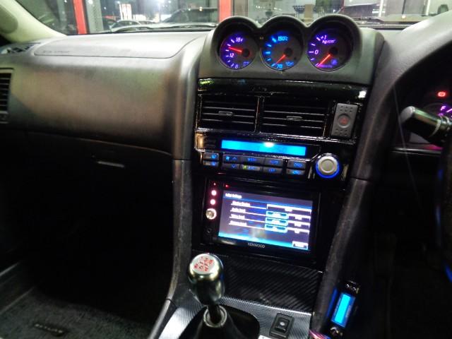 スカイライン 25GT-Xターボ ブラックカラーフルエアロRB25DETターボNEO6エンジン5MTミッションデュアルマフラーBLITZエアクリインターC車高調プロフェックKOYOラジエター対向キャリパーSSR19アルミTベルト交換済(24枚目)