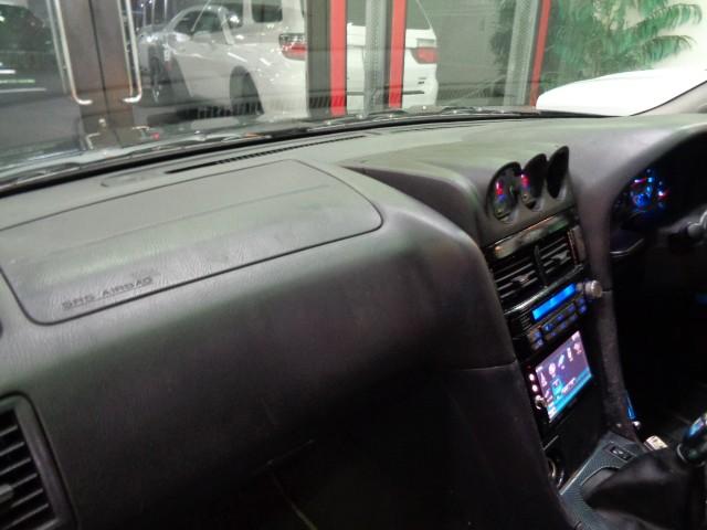 スカイライン 25GT-Xターボ ブラックカラーフルエアロRB25DETターボNEO6エンジン5MTミッションデュアルマフラーBLITZエアクリインターC車高調プロフェックKOYOラジエター対向キャリパーSSR19アルミTベルト交換済(27枚目)