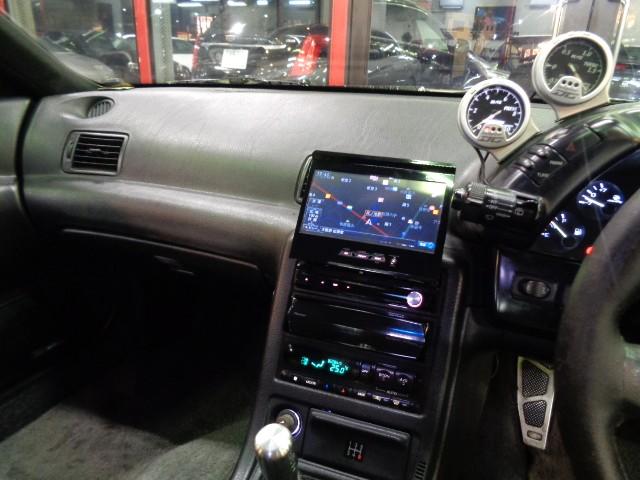 スカイライン ＧＴＳ－ｔタイプＭ　Ｒ３２ＧＴＲ仕様フルエアロシリカブレスカラーＲＢ２５ＤＥＴターボＮＥＯ６エンジン公認５ＭＴマフラーＨＫＳエアクリ車高調ラジエター対向キャリパー追加メーターＷＯＲＫアルミレカロシートイタルボランテステア（24枚目）