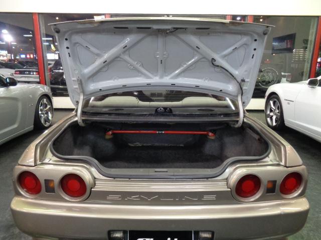 スカイライン ＧＴＳ－ｔタイプＭ　Ｒ３２ＧＴＲ仕様フルエアロシリカブレスカラーＲＢ２５ＤＥＴターボＮＥＯ６エンジン公認５ＭＴマフラーＨＫＳエアクリ車高調ラジエター対向キャリパー追加メーターＷＯＲＫアルミレカロシートイタルボランテステア（35枚目）