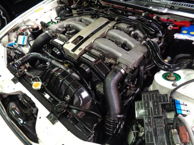 フェアレディＺ コンバーチブル　ＶＧ３０ＤＥＶ６エンジン純正５ＭＴミッション４本出しマフラーＴＥＩＮ車高調対向キャリパーＳＴＥＩＮＥＲ１９アルミホワイトパールカラーブラックＴＯＰホワイトベージュレザーインテリアＨＩＤＴベルト交換済（48枚目）